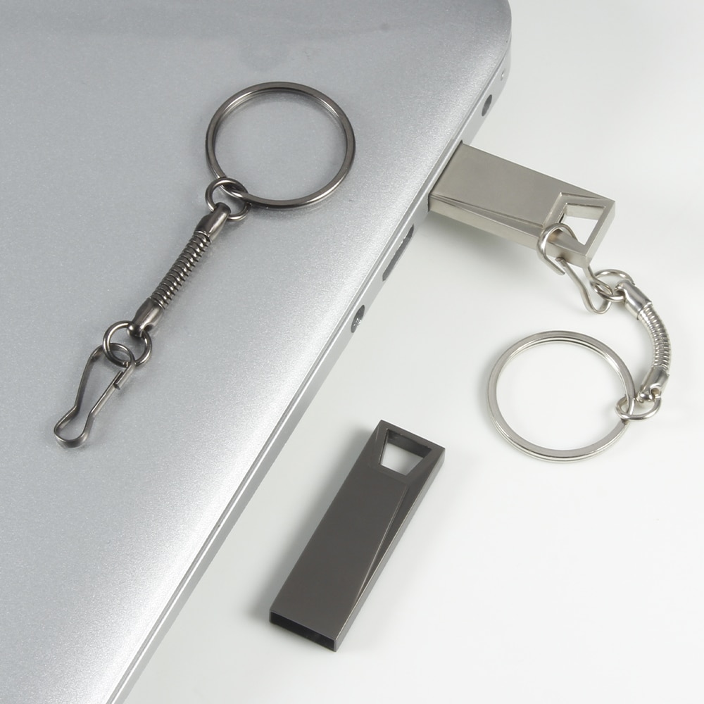 Mini Pen Drive 64GB High Speed USB Flash Drives Black Memory Stick Silver Pendrive Gift Key Chain Storage Devices U Disk. 